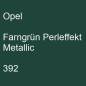 Preview: Opel, Farngrün Perleffekt Metallic, 392.